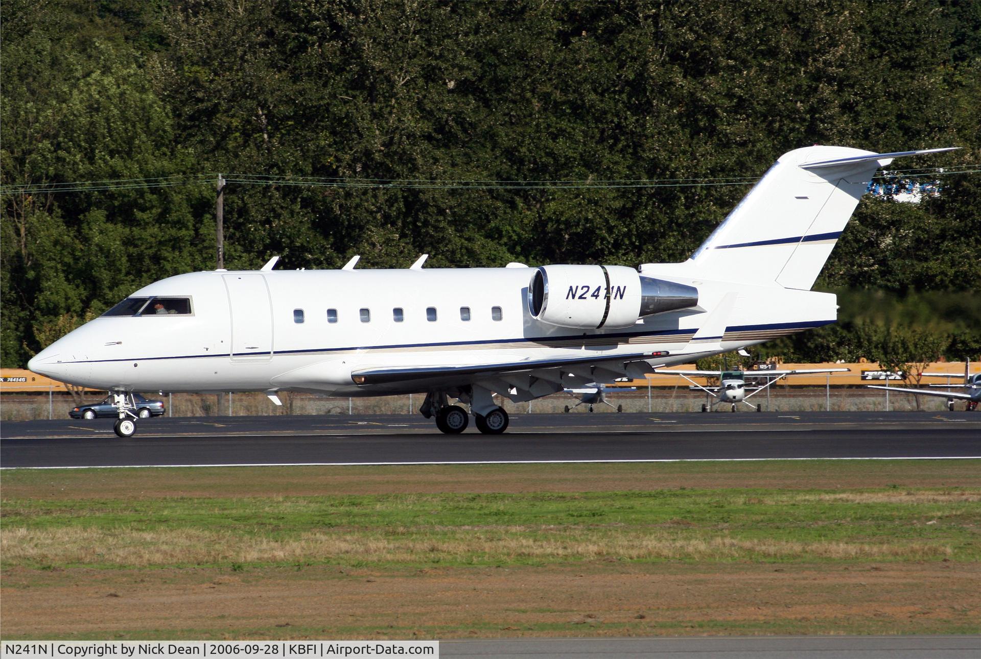 N241N, 1991 Canadair Challenger 601-3A (CL-600-2B16) C/N 5100, KBFI