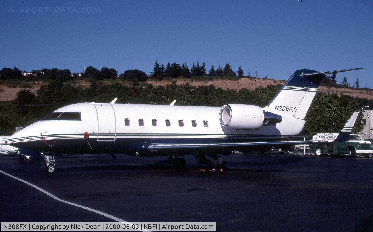 N308FX, 1992 Canadair Challenger 601-3A (CL-600-2B16) C/N 5110, KBFI