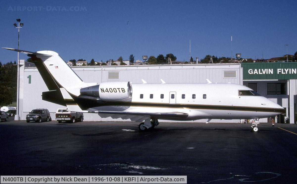 N400TB, 1992 Canadair Challenger 601-3A (CL-600-2B16) C/N 5120, KBFI