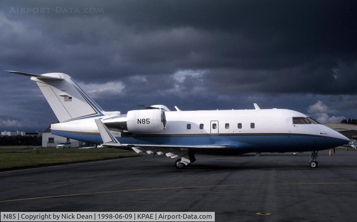 N85, 1993 Canadair Challenger 604 (CL-600-2B16) C/N 5138, KPAE