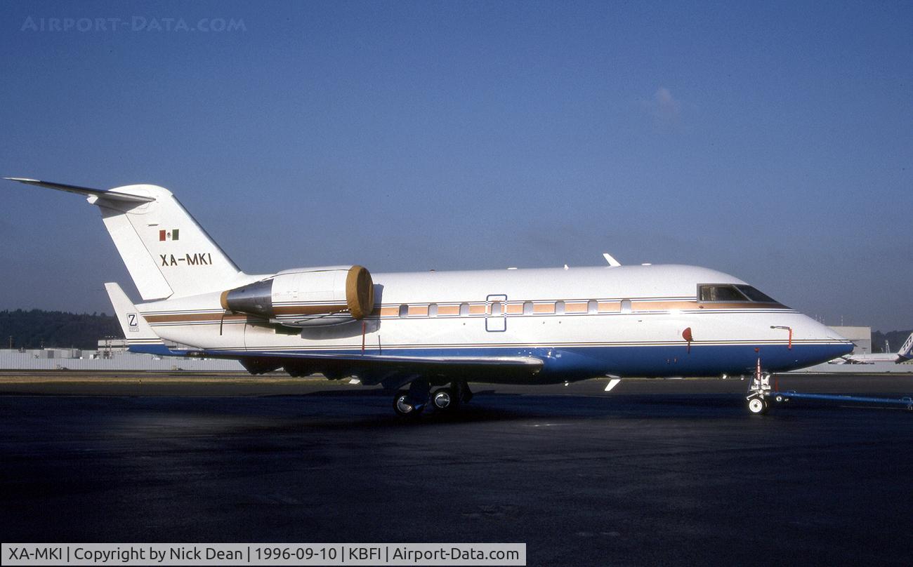 XA-MKI, 1994 Canadair Challenger 601-3R (CL-600-2B16) C/N 5158, KBFI