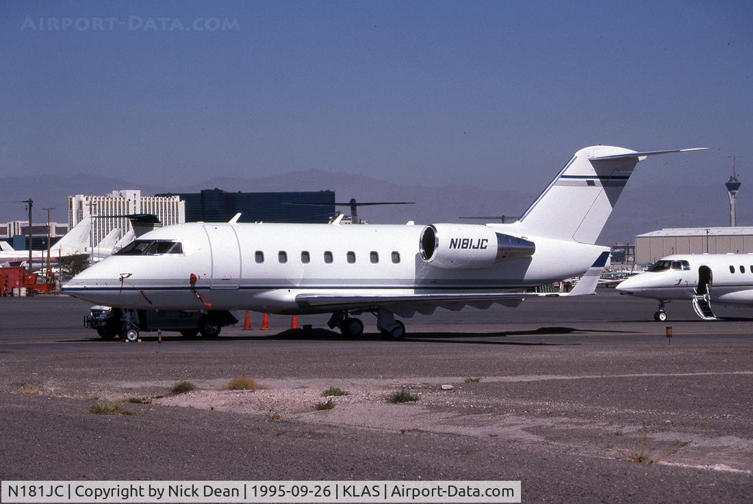 N181JC, 1995 Canadair Challenger 601-3R (CL-600-2B16) C/N 5173, KLAS (Seen here as n181JC at NBAA this aircraft is now registered D-AKUE as posted)