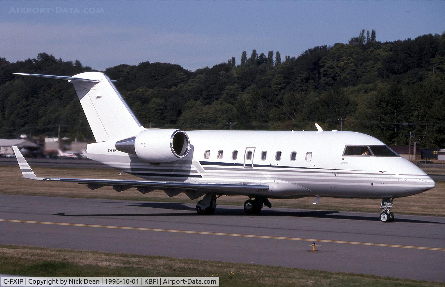 C-FXIP, 1996 Canadair Challenger 601-3R (CL-600-2B16) C/N 5194, KBFI