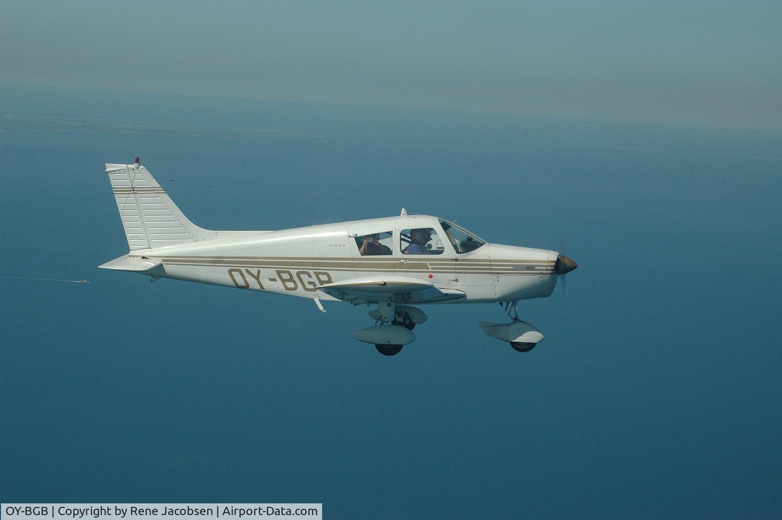 OY-BGB, 1972 Piper PA-28-140 Cherokee Cruiser C/N 28-7225285, OY-BGB summer 2008