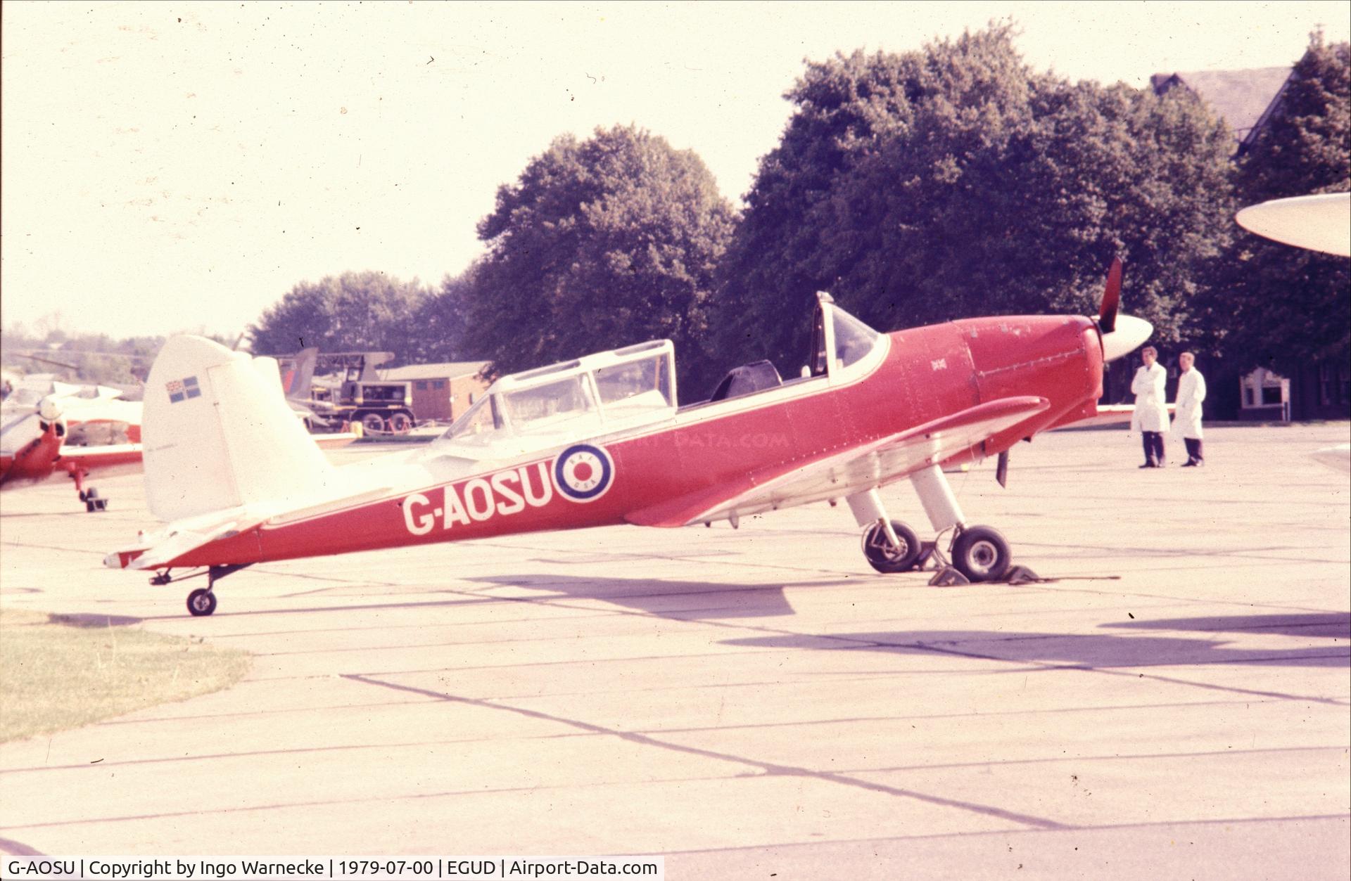 G-AOSU, 1950 De Havilland DHC-1 Chipmunk 22 (Lycoming) C/N C1/0217, De Havilland Canada DHC-1 Chipmunk 22 at RAF Abingdon airshow