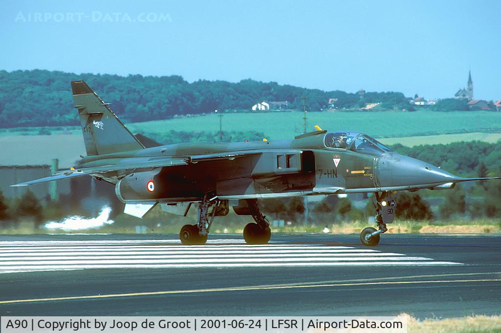 A90, Sepecat Jaguar A C/N A90, During the Reims open house A90 was one of the Jaguar display pair.