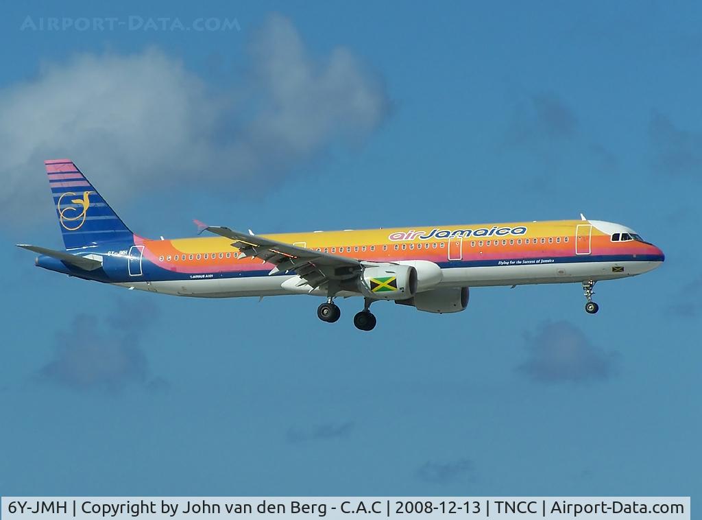 6Y-JMH, 2001 Airbus A321-211 C/N 1503, Air Jamaica