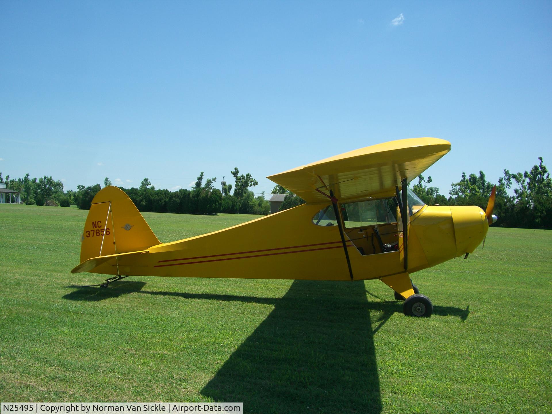 N25495, 1940 Porterfield CP-50 Collegiate C/N 624, Based at Airman Acres Airport Collinsville, OK Owned by Don Siemens