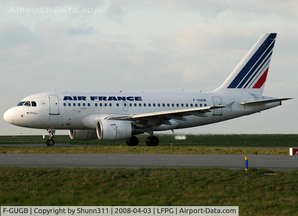 F-GUGB, 2003 Airbus A318-111 C/N 2059, Arriving from flight...