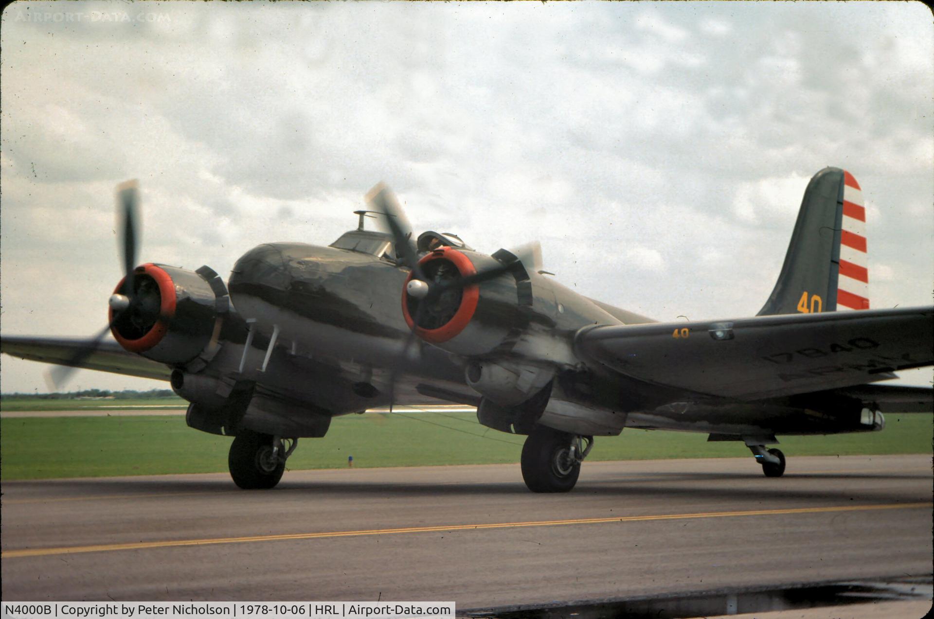 N4000B, 1940 Douglas B-23 Dragon C/N 2743, USAAF serial 39-0057 - this B-23 Dragon was operating with the then Confederate Air Force at their 1978 Airshow.