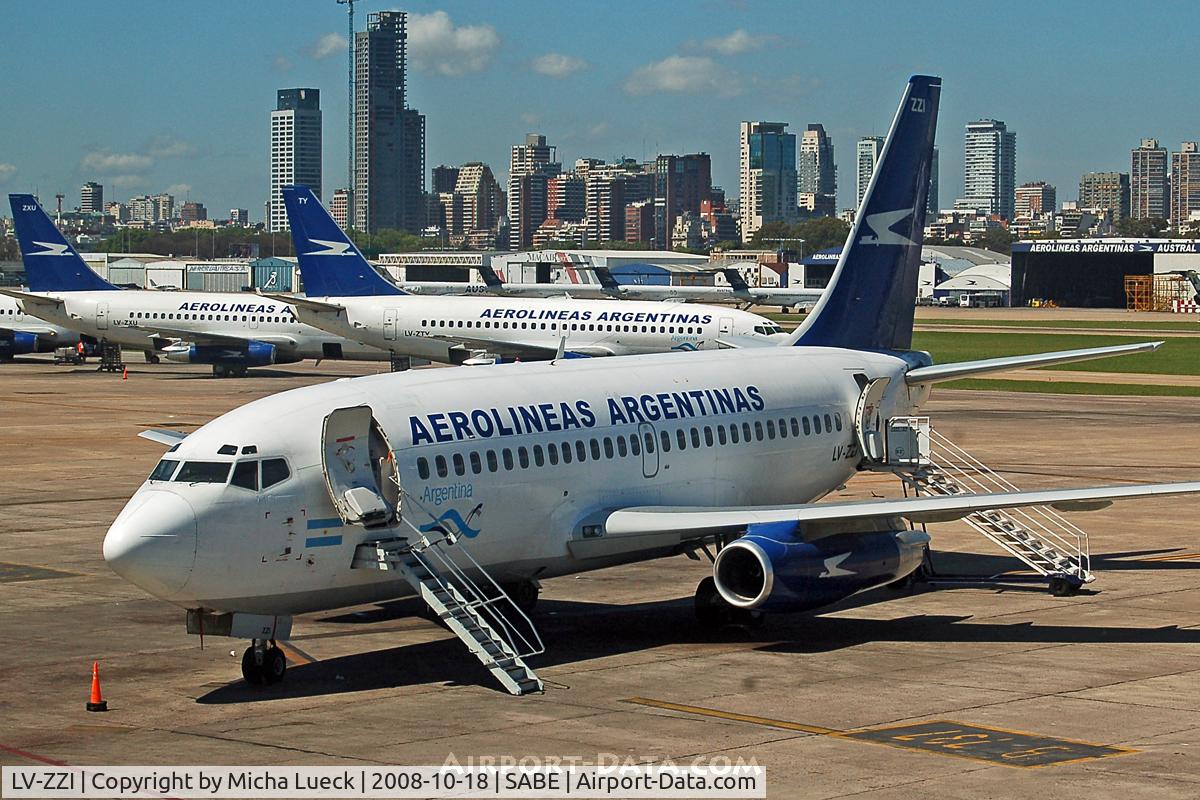 LV-ZZI, 1984 Boeing 737-236 C/N 23166, At Aeroparque (AEP)
