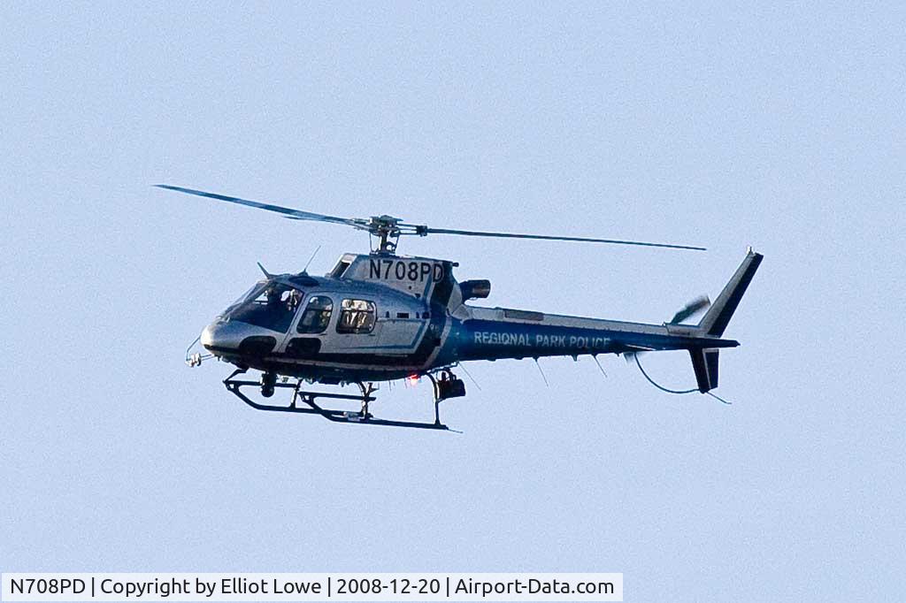 N708PD, 2008 Eurocopter AS-350B-3 Ecureuil Ecureuil C/N 4390, Saw it fly over Arrowhead marsh