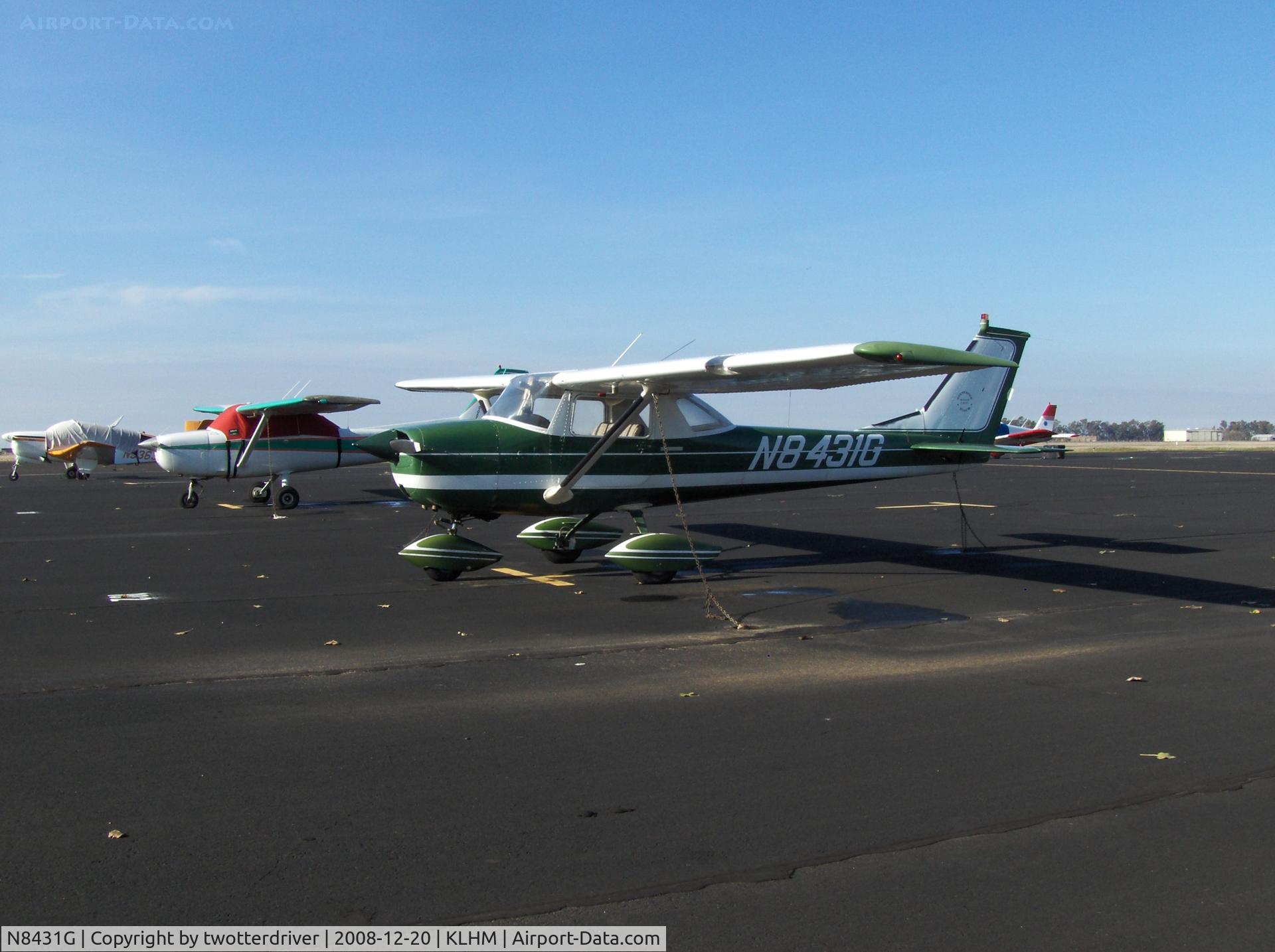 N8431G, 1965 Cessna 150F C/N 15062531, On the ramp