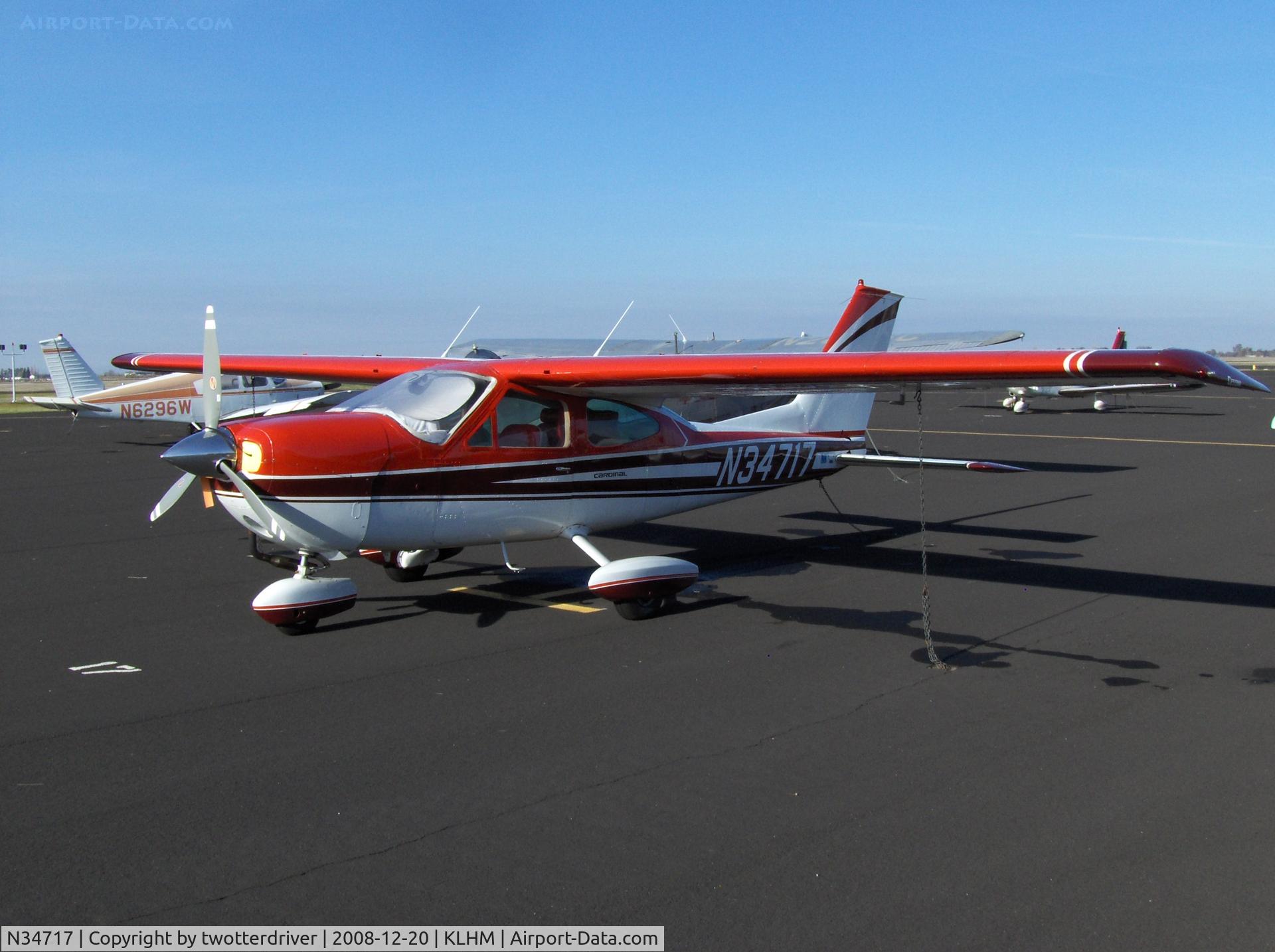 N34717, 1973 Cessna 177B Cardinal C/N 17701955, On the ramp