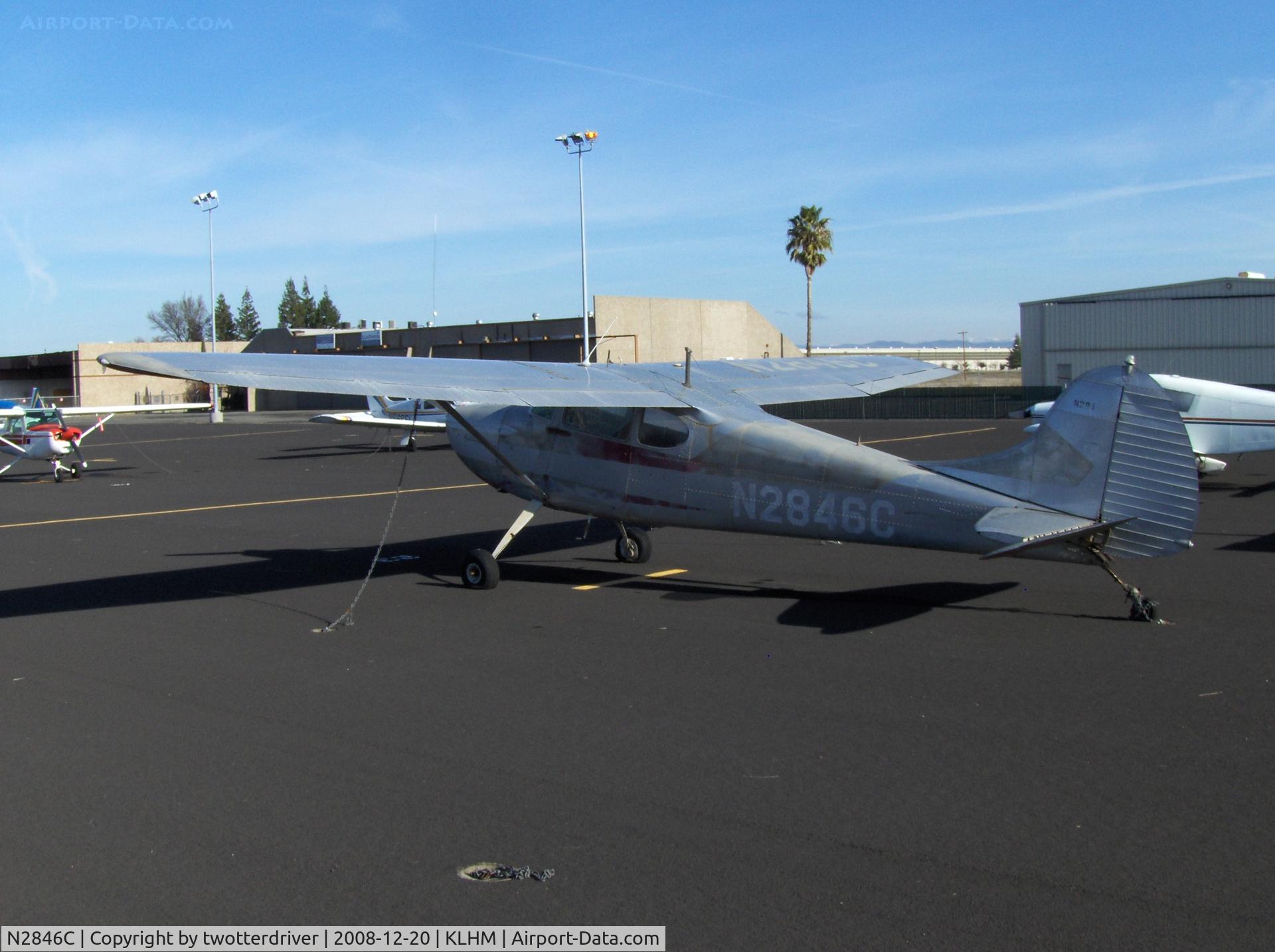 N2846C, 1954 Cessna 170B C/N 26389, Still tied down.....