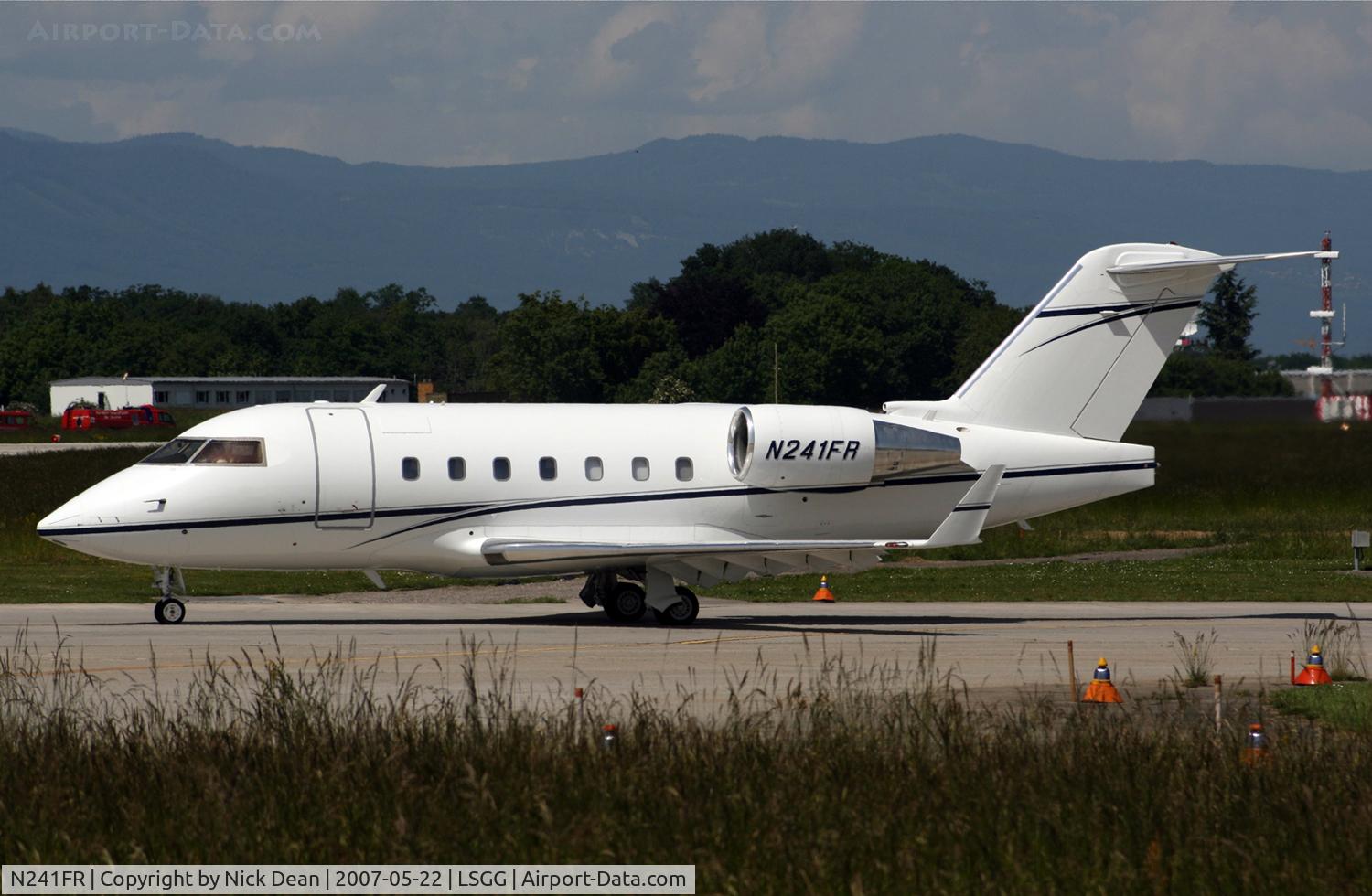 N241FR, 1992 Canadair Challenger 601-3A (CL-600-2B16) C/N 5102, LSGG