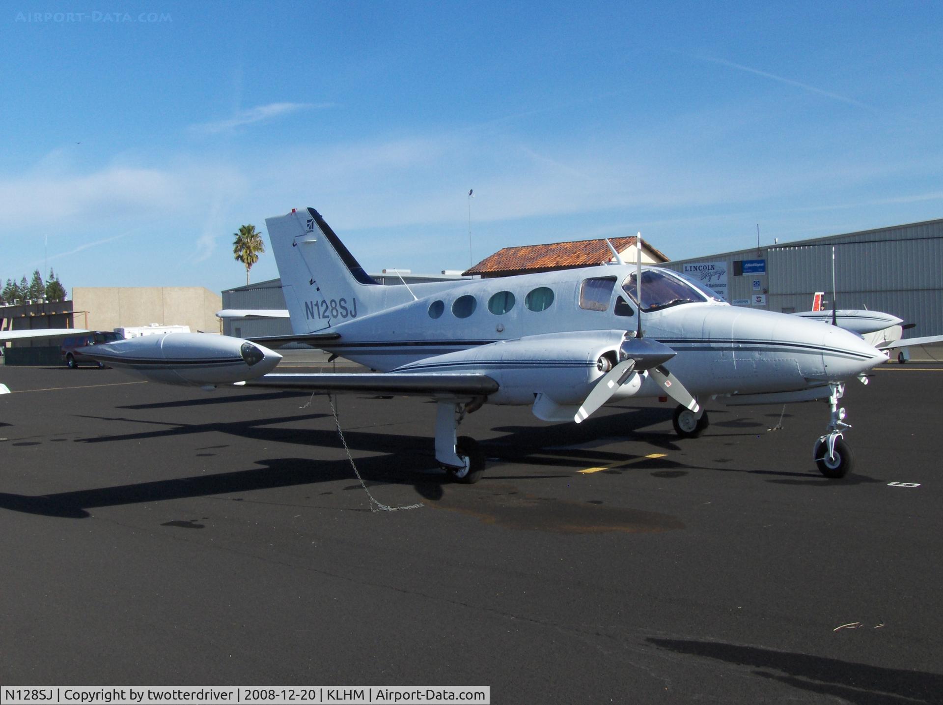 N128SJ, 1969 Cessna 421A Golden Eagle C/N 421A0043, on the ramp
