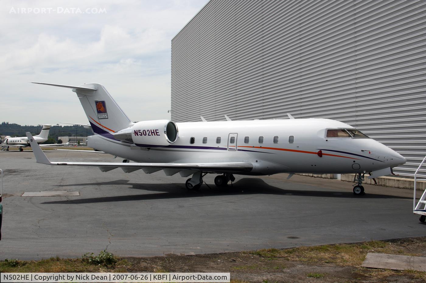 N502HE, 1992 Canadair Challenger 601-3A (CL-600-2B16) C/N 5111, KBFI