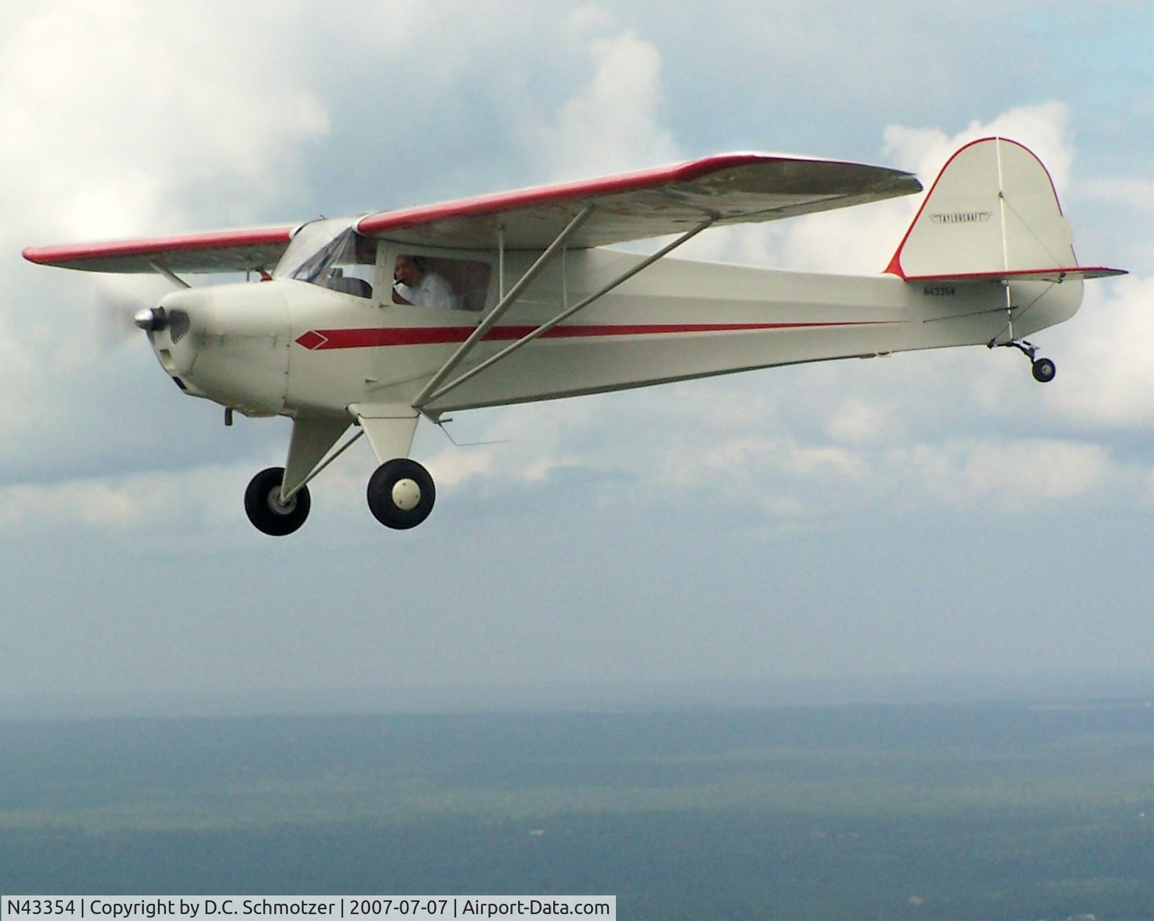 N43354, 1946 Taylorcraft BC12-D C/N 7013, 1946 Taylorcraft model bc12-d (rebuilt 1996)
