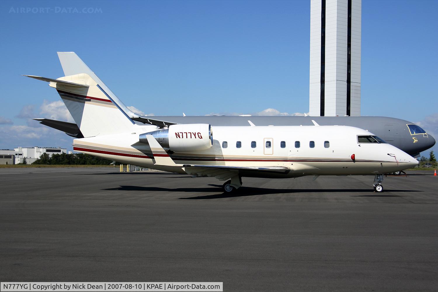 N777YG, 1993 Canadair Challenger 601-3R (CL-600-2B16) C/N 5172, KPAE