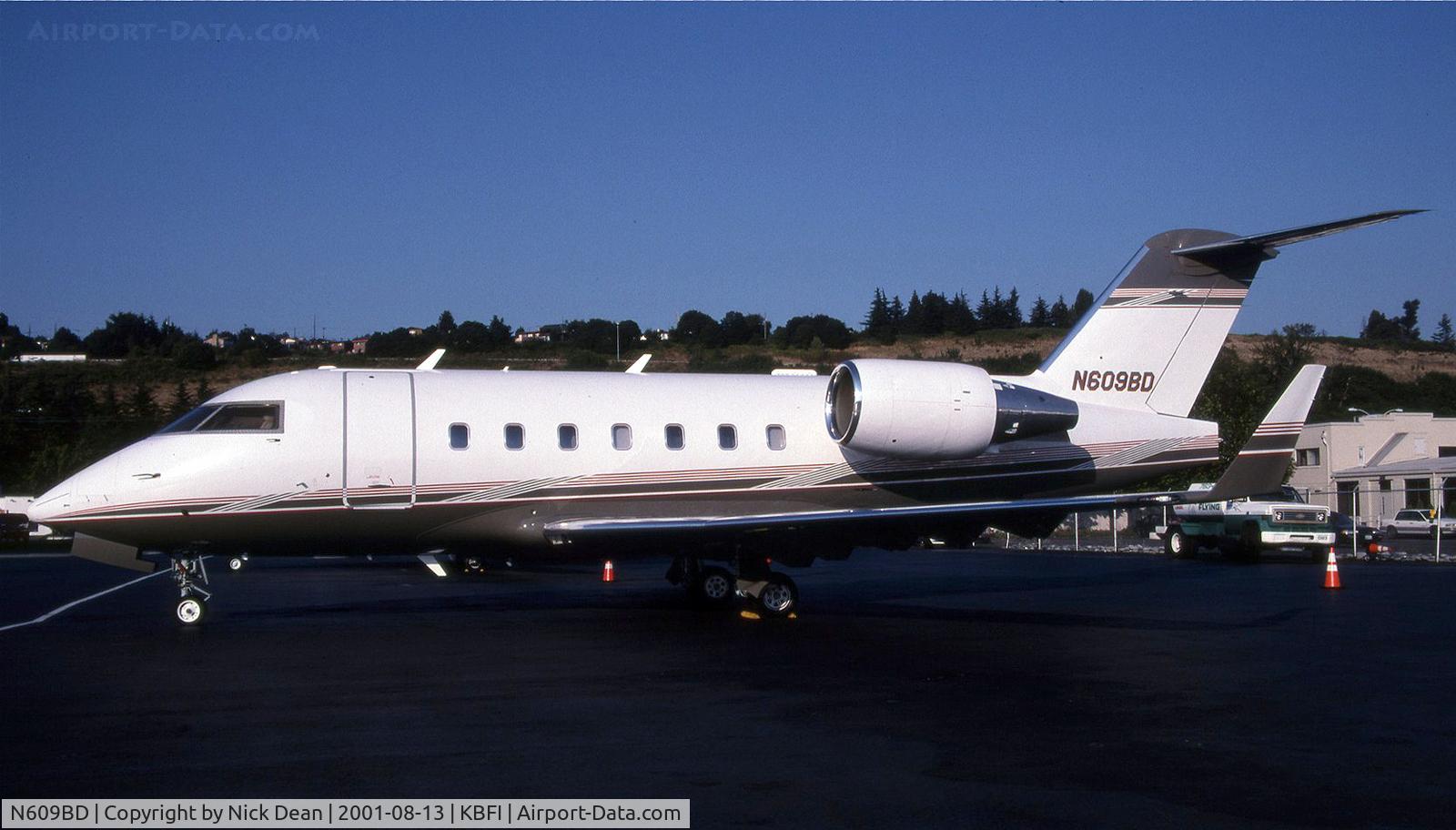 N609BD, 1996 Canadair Challenger 604 (CL-600-2B16) C/N 5303, KBFI (Currently registered N360PL)