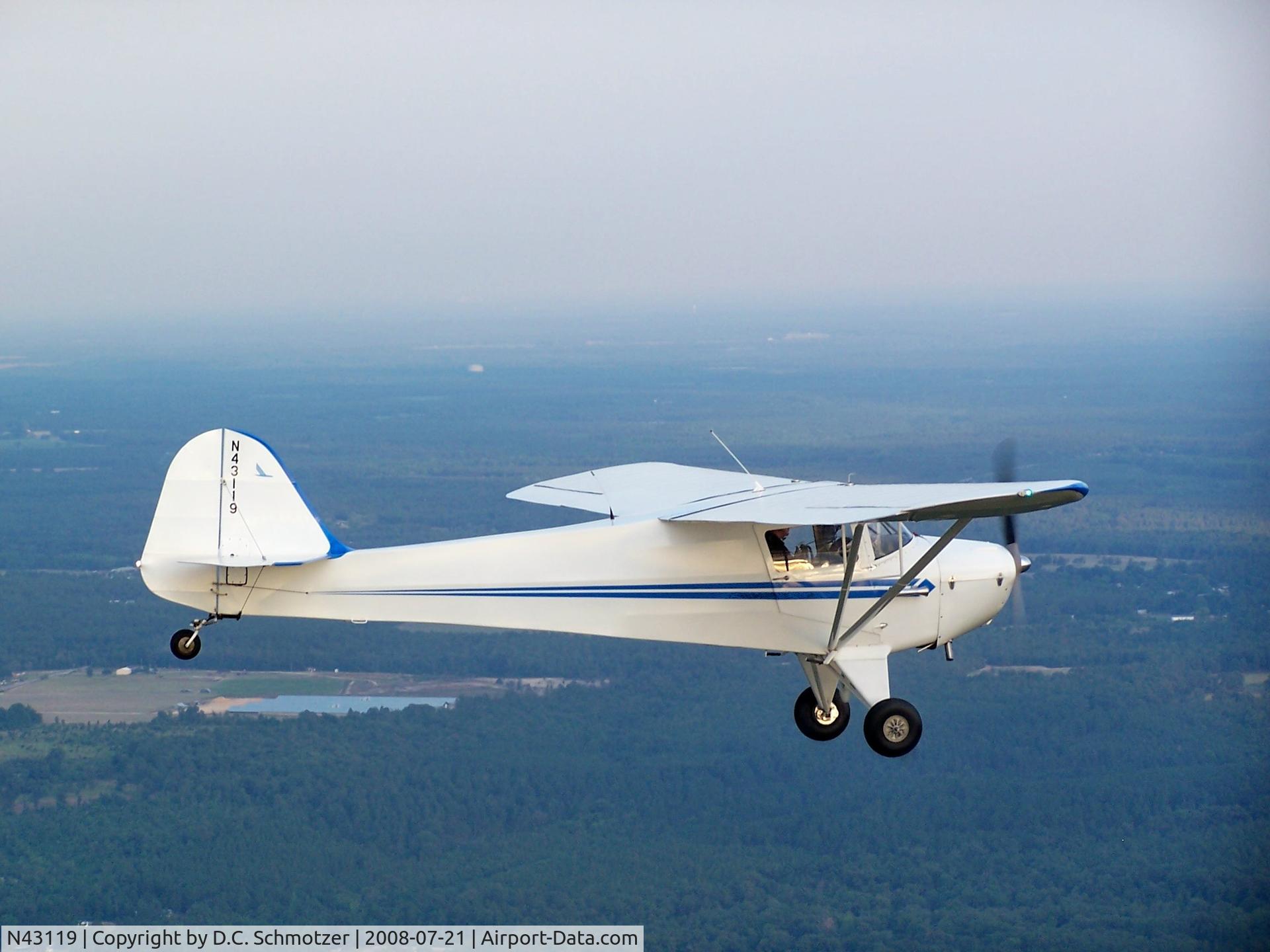 N43119, 1946 Taylorcraft BC12-D C/N 6778, Rebuilt 1946 Taylorcraft model BC12-D