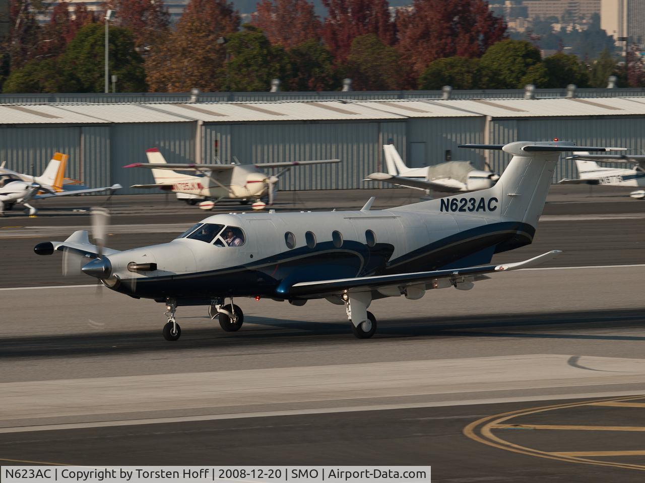 N623AC, Pilatus PC-12 C/N 722, N623AC departing from RWY 21