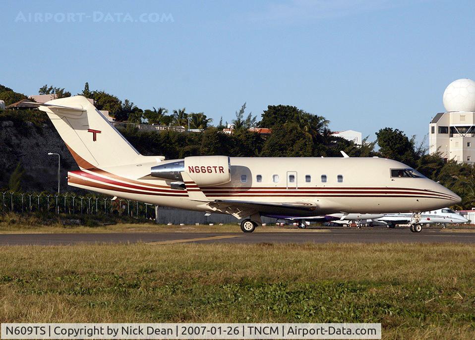 N609TS, 1996 Bombardier Challenger 604 (CL-600-2B16) C/N 5309, TNCM (Currently registered N609TS as posted)
