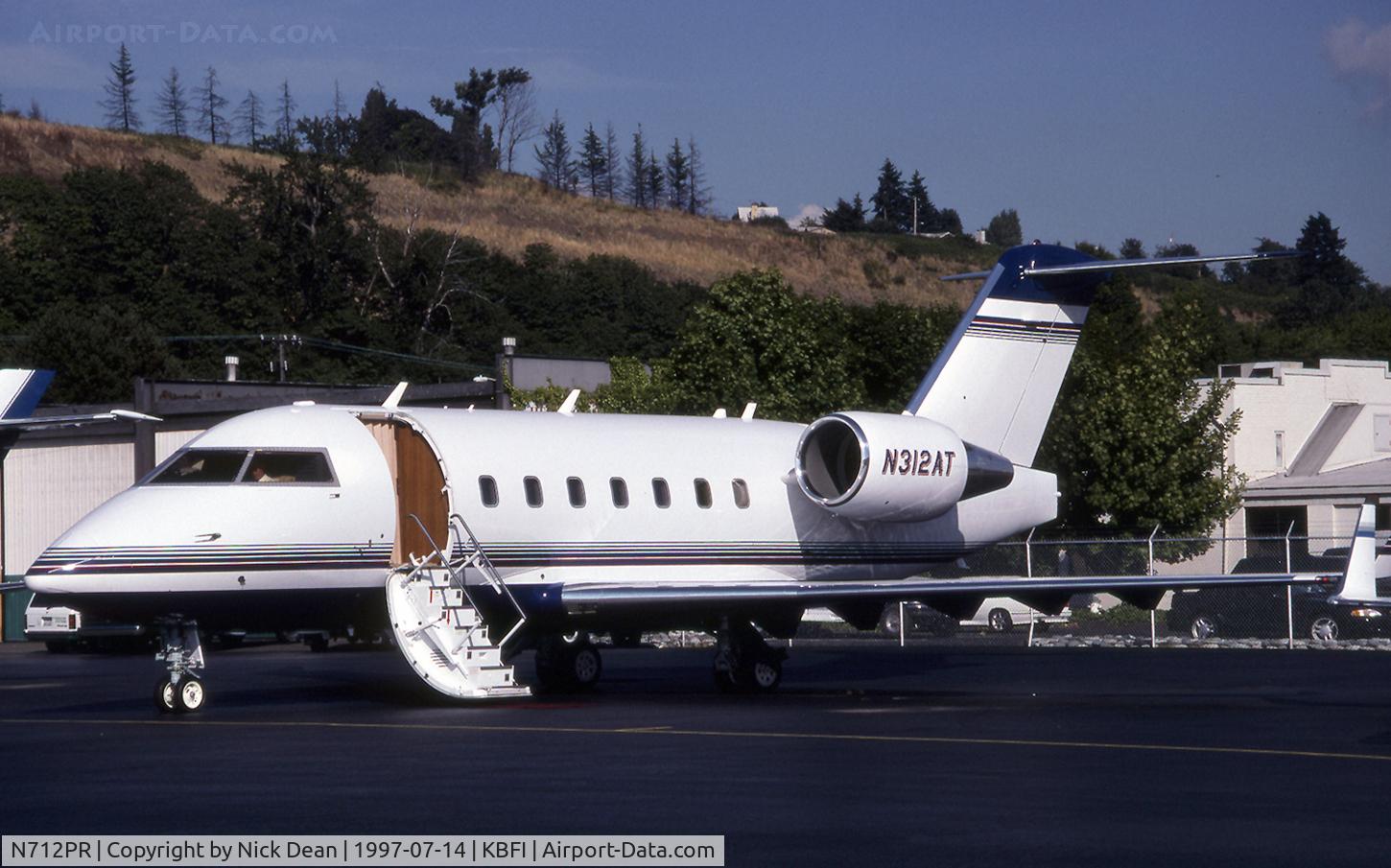 N712PR, 1996 Canadair Challenger 604 (CL-600-2B16) C/N 5313, KBFI (Currently registered N712PR as posted)