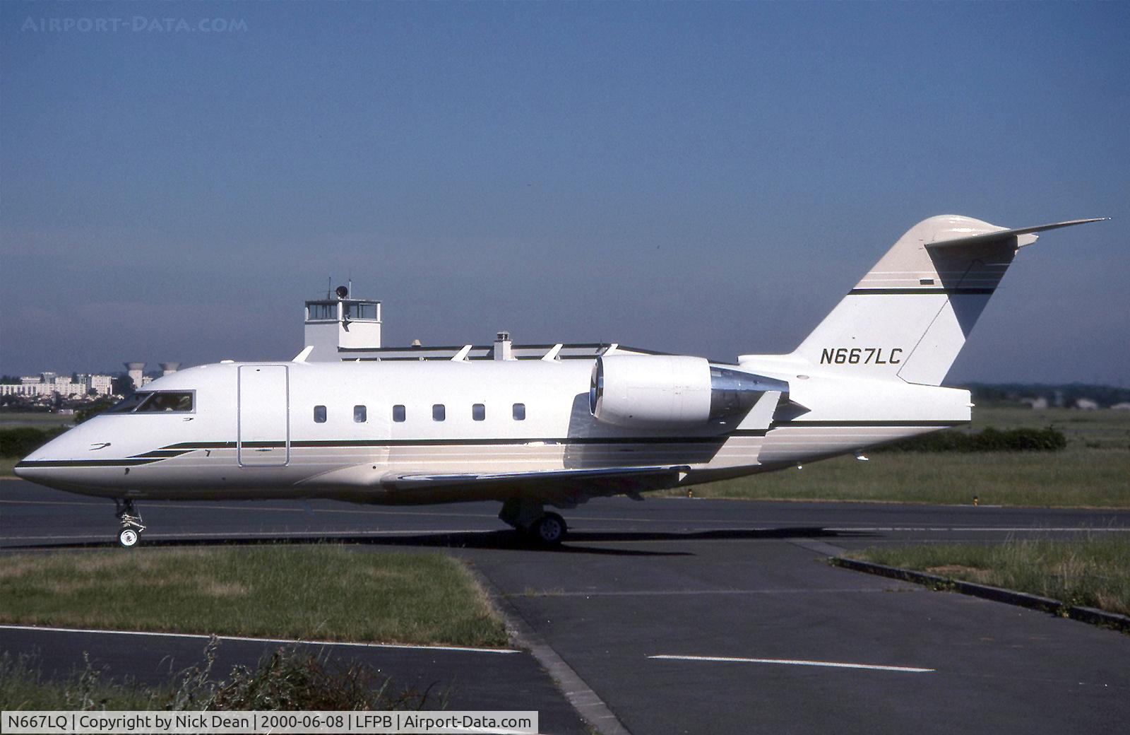 N667LQ, 1997 Canadair Challenger 604 (CL-600-2B16) C/N 5324, LFPB (Seen here as N667LC currently registered N667LQ as posted)