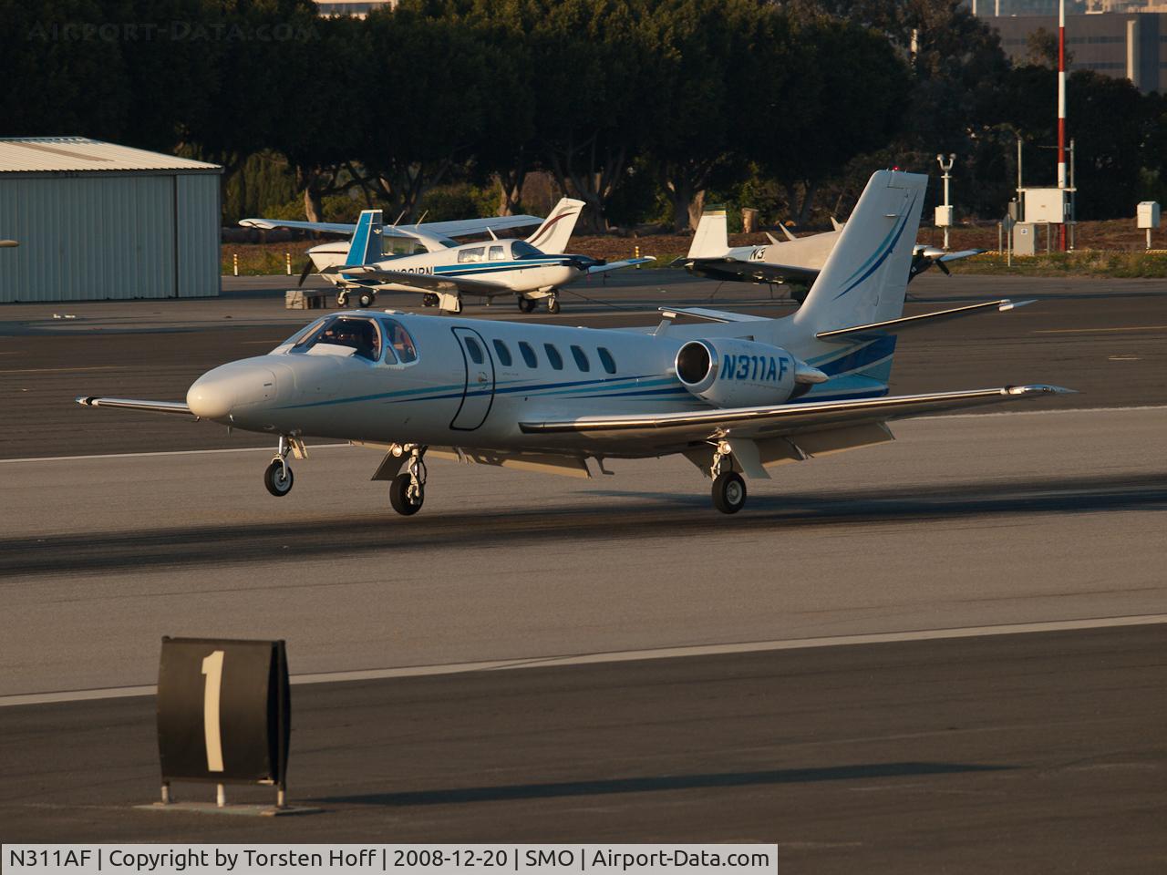 N311AF, 1985 Cessna S550 Citation IIS C/N S550-0051, N311AF arriving on RWY 21