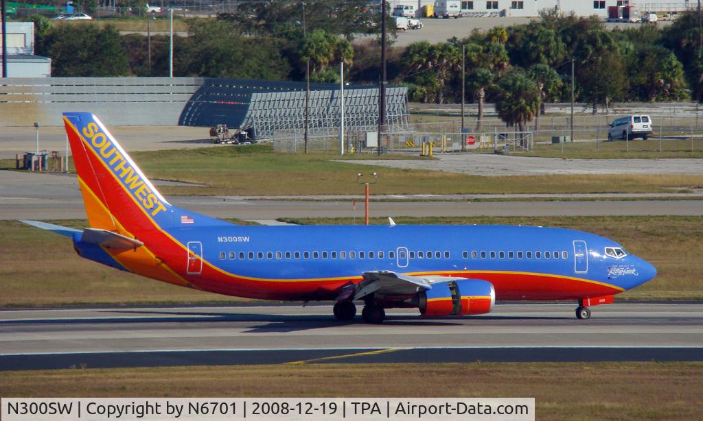 N300SW, 1984 Boeing 737-3H4 C/N 22940, Landing