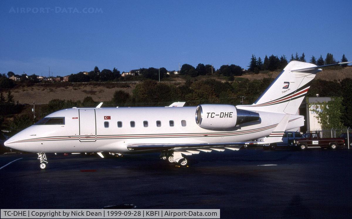TC-DHE, 1997 Canadair Challenger 604 (CL-600-2B16) C/N 5358, KBFI