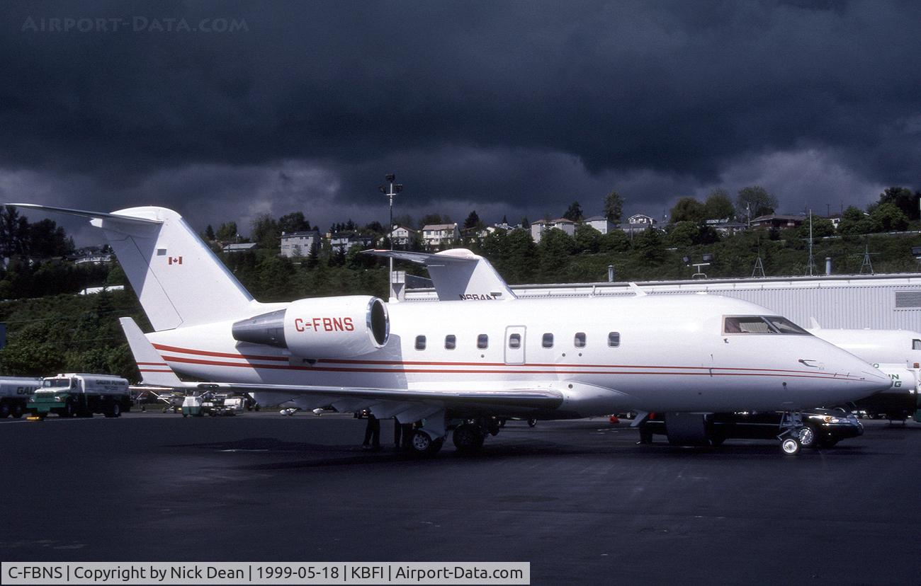 C-FBNS, 1998 Bombardier Challenger 604 (CL-600-2B16) C/N 5364, KBFI