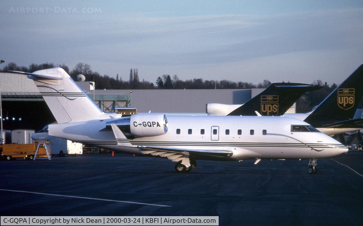 C-GQPA, 1998 Bombardier Challenger 604 (CL-600-2B16) C/N 5379, KBFI