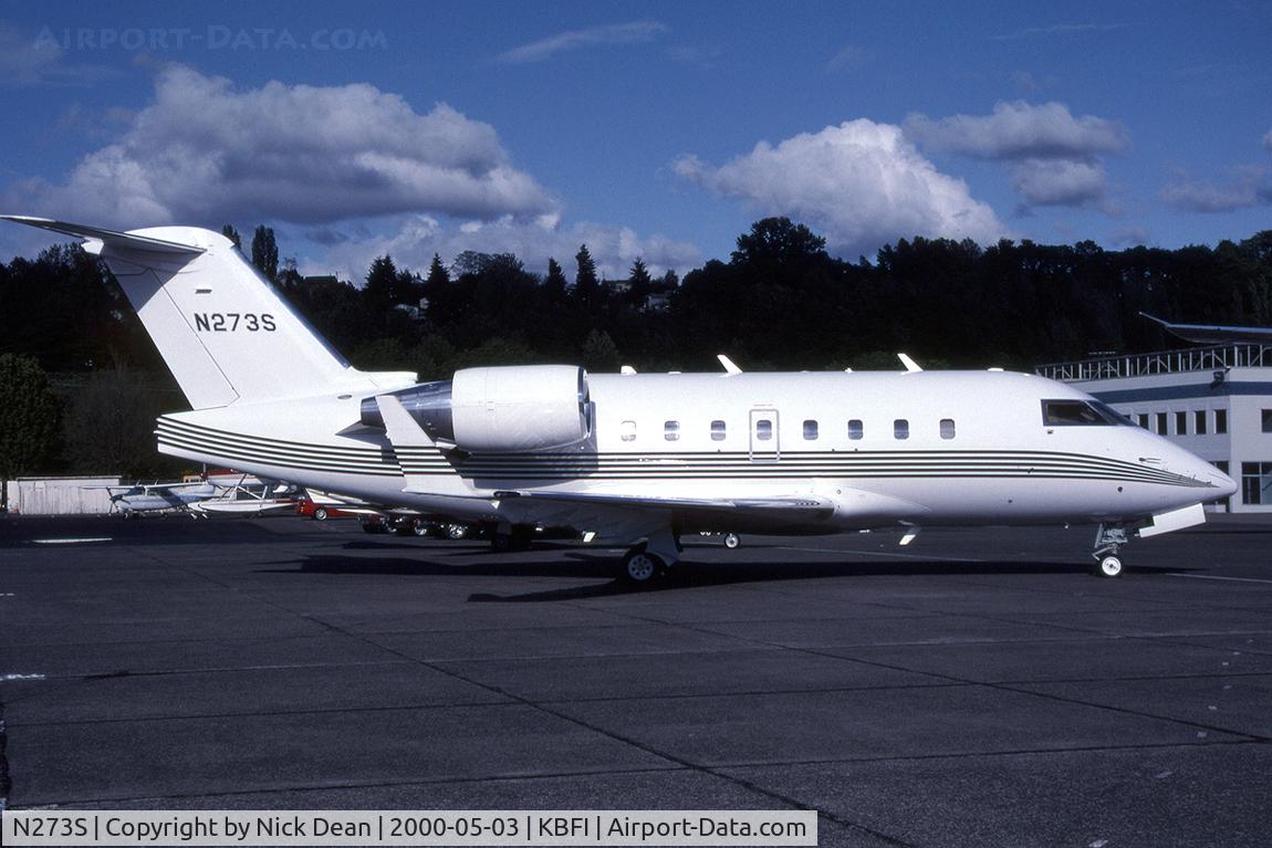 N273S, 1998 Bombardier Challenger 604 (CL-600-2B16) C/N 5396, KBFI