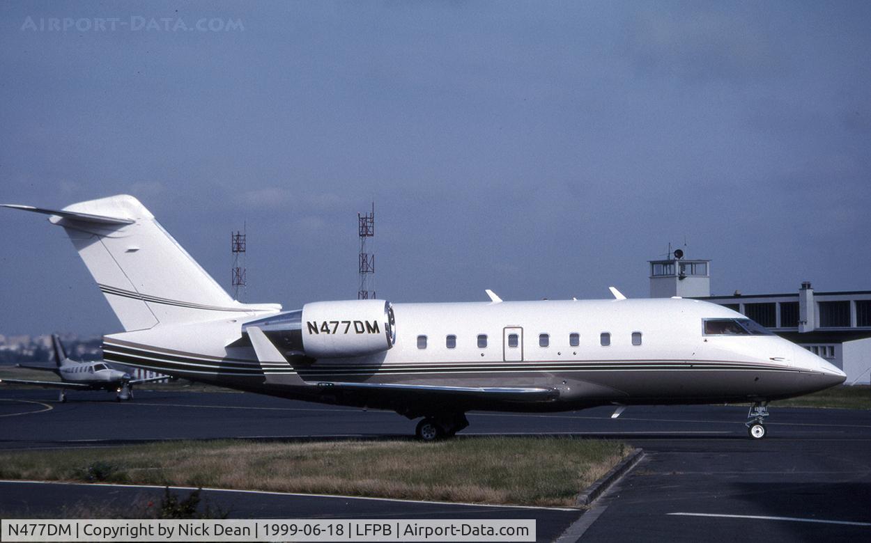 N477DM, 1998 Bombardier Challenger 604 (CL-600-2B16) C/N 5398, LFPB
