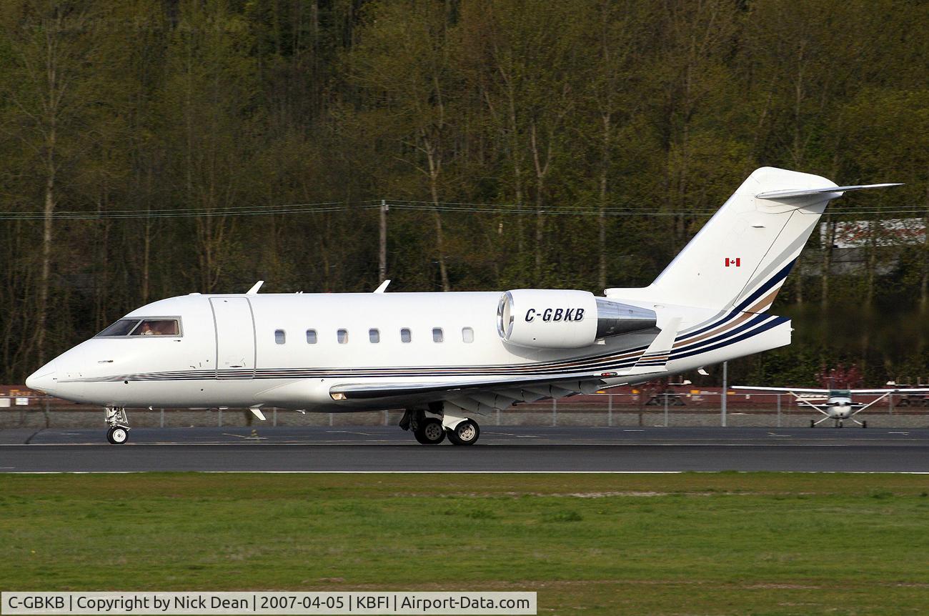 C-GBKB, 1999 Bombardier Challenger 604 (CL-600-2B16) C/N 5420, KBFI