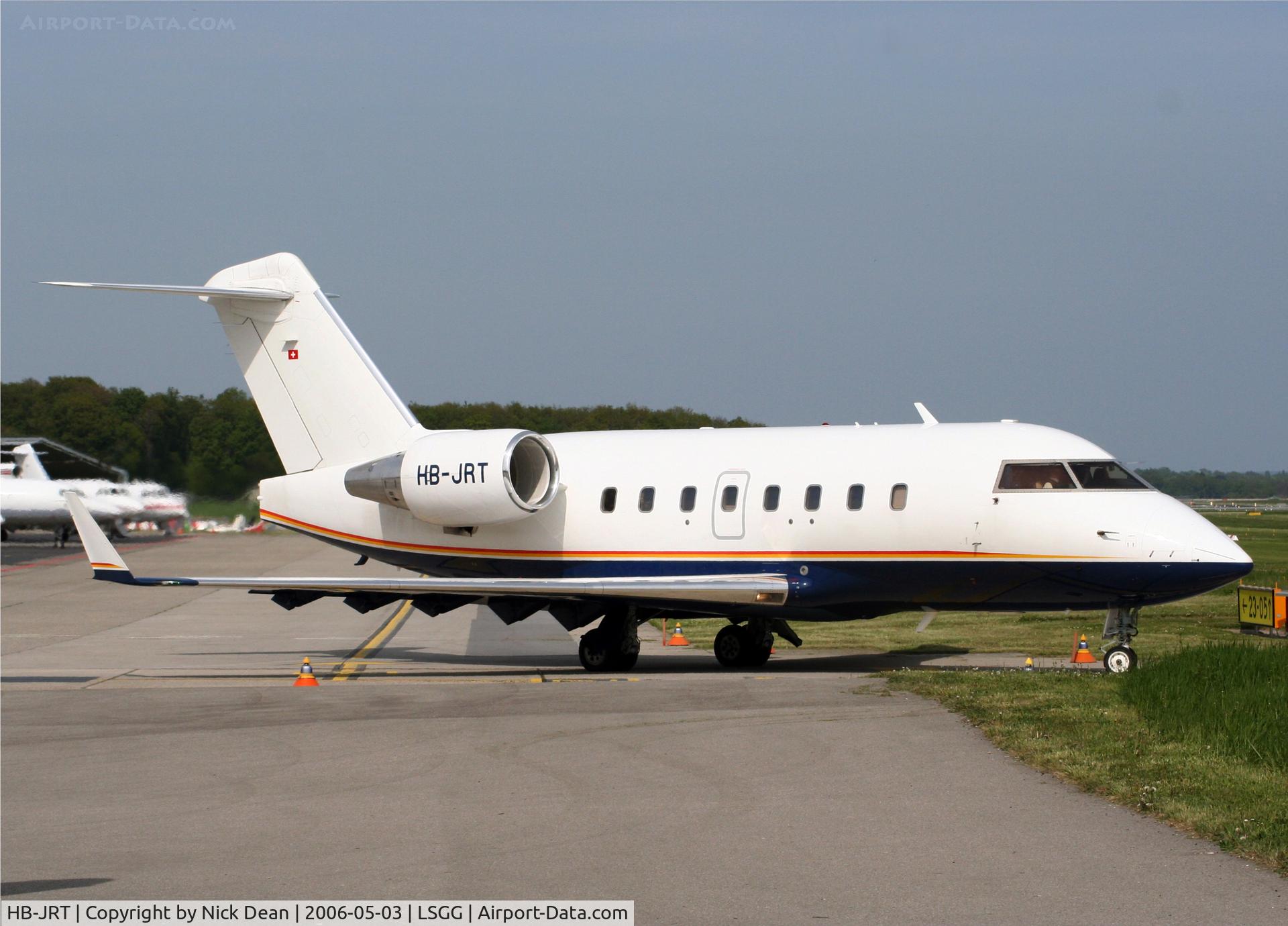 HB-JRT, 1999 Bombardier Challenger 604 (CL-600-2B16) C/N 5442, LSGG