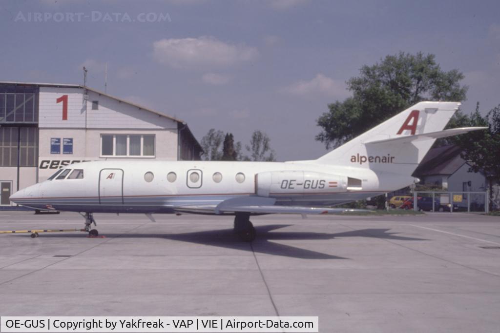 OE-GUS, Dassault Falcon (Mystere) 20C C/N 036, Alpenair Falcon 20