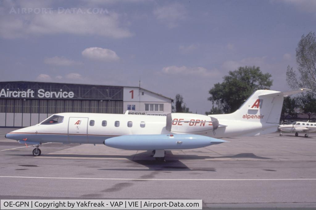 OE-GPN, 2001 Cessna 560 Citation Excel C/N 560-5169, Alpenair Learjet 35