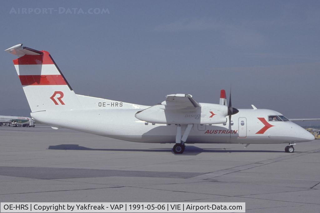 OE-HRS, 1989 De Havilland Canada DHC-8-102 Dash 8 C/N 175, Rheintalflug