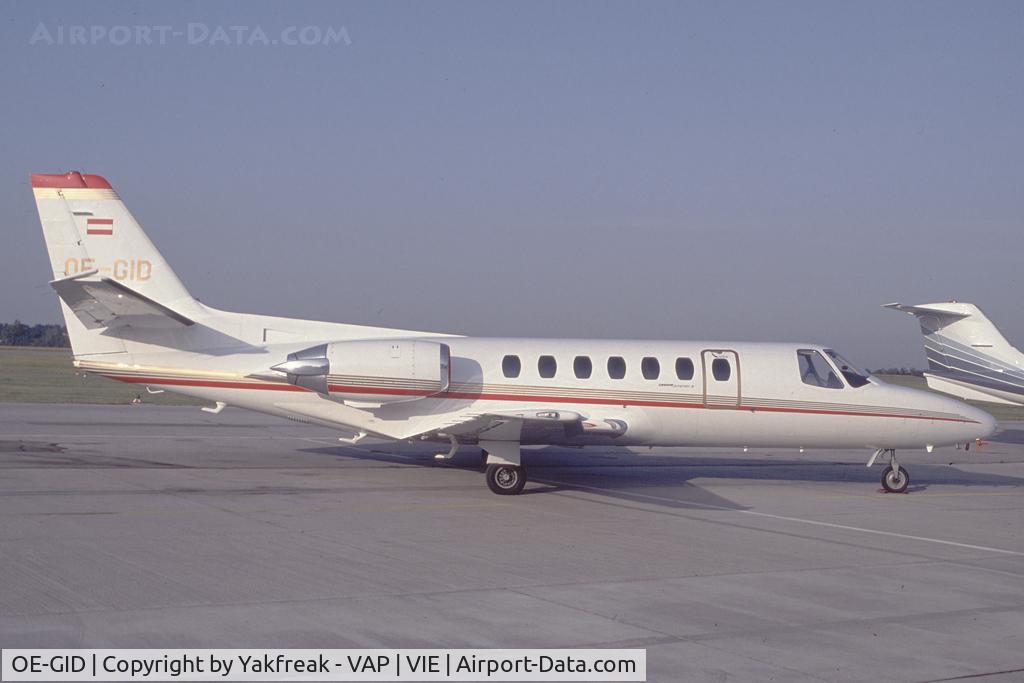 OE-GID, 1990 Cessna 560 C/N 560-0081, Polsterer Jets Cessna 560 Citation 5