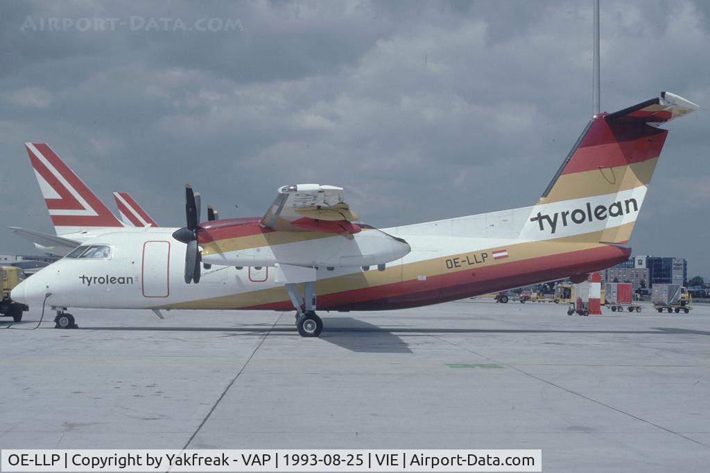 OE-LLP, 1987 De Havilland Canada DHC-8-103 Dash 8 C/N 076, Tyrolean Airways dash 8-100