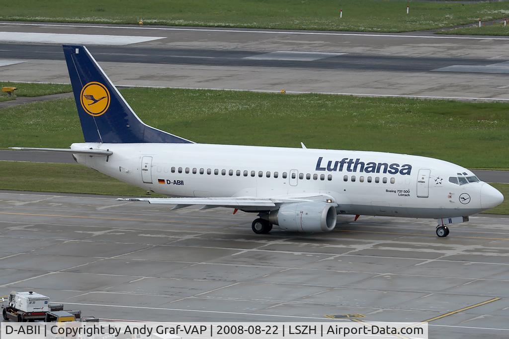 D-ABII, 1991 Boeing 737-530 C/N 24822, Lufthansa 737-500