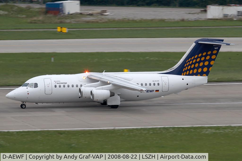 D-AEWF, 1991 British Aerospace BAe.146-200 C/N E2184, Lufthansa RJ100