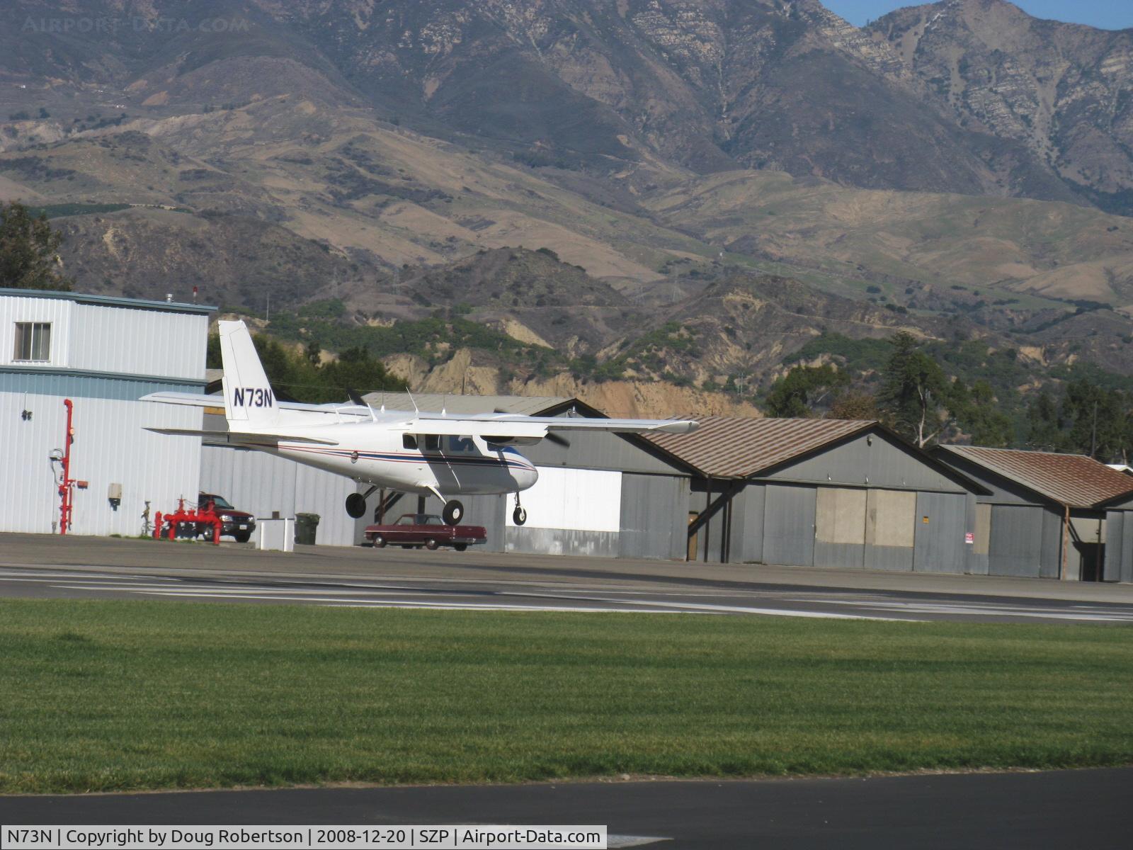 N73N, 1981 Partenavia P-68C C/N 230, 1981 Partenavia Spa P.68C VICTOR, two Lycoming IO-360-A1B6 200 Hp each, landing Rwy 04