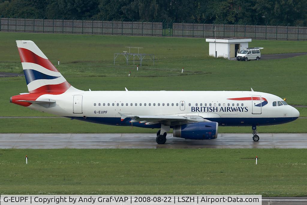 G-EUPF, 2000 Airbus A319-131 C/N 1197, British Airways A319