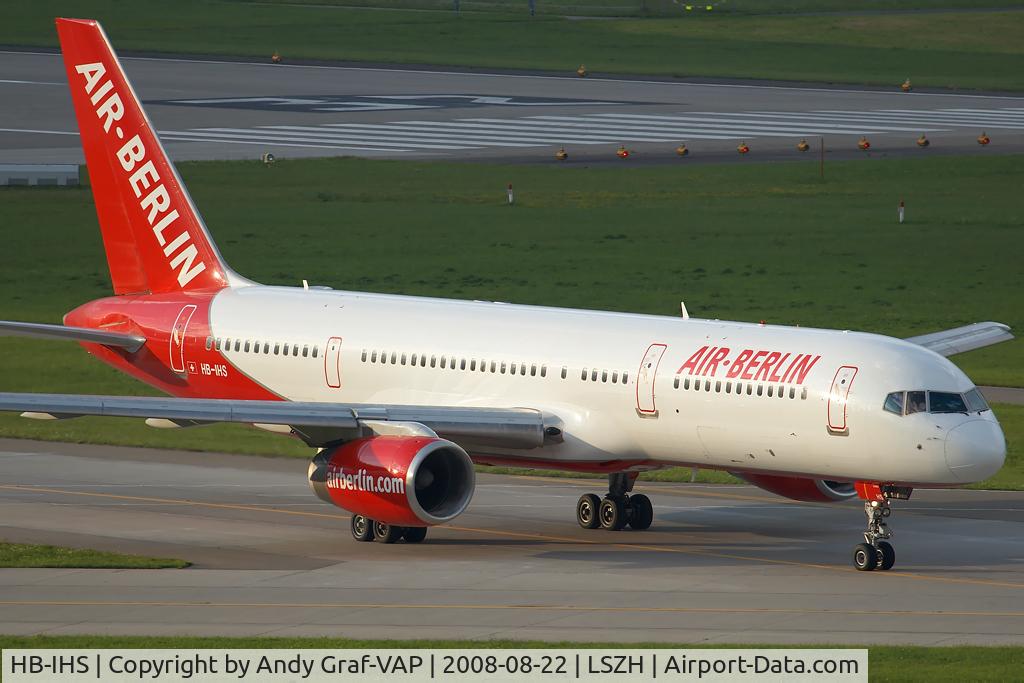 HB-IHS, 2000 Boeing 757-2G5 C/N 30394, Air Berlin 757-200