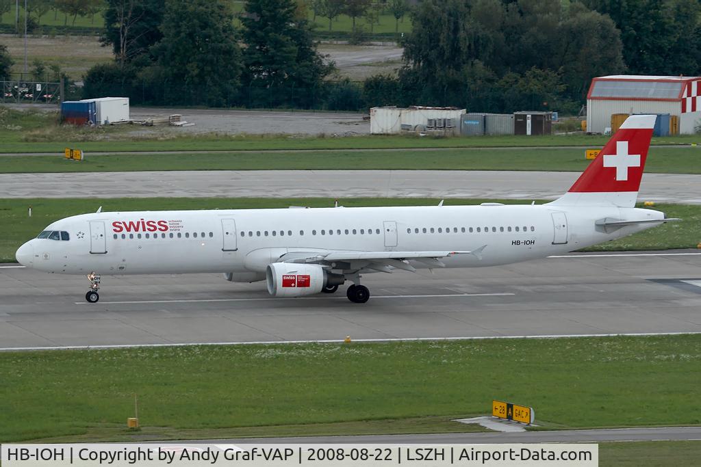 HB-IOH, 1997 Airbus A321-111 C/N 664, SWISS A321